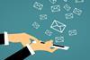 Direct email marketing through mobile device