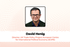 David Henig Director, UK Trade Policy Project, European Centre for International Political Economy (ECIPE)
