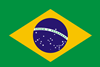 brazil flag and world