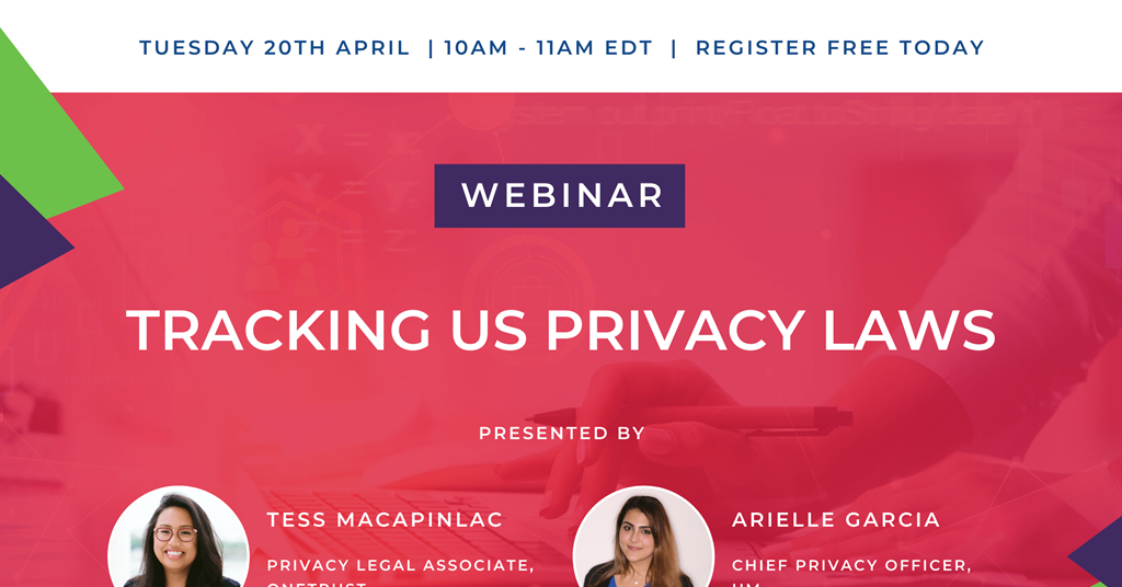 Tracking US Privacy Laws | Webinar | GRC World Forums