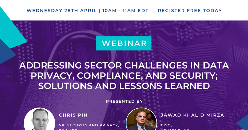 Addressing Sector Challenges in Data Privacy, Compliance, and Security ...