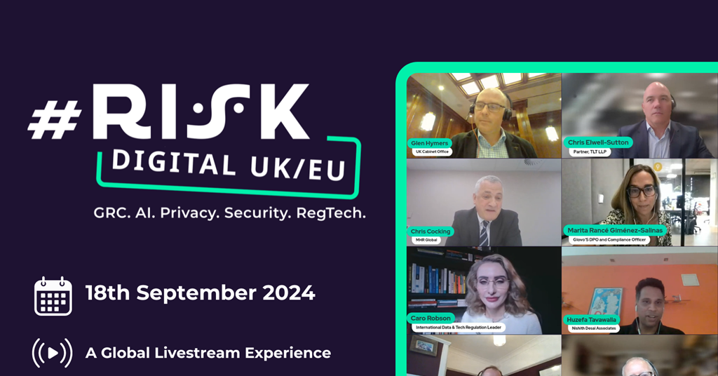 #RISK Digital UK/EU | 18 September 2024 | GRC World Forums