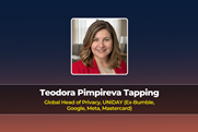 Teodora Pimpireva Tapping Global Head of Privacy, UNiDAY (Ex-Bumble, Google, Meta, Mastercard)