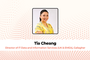 Tia Cheang Director of IT Data and Information Services (UK & EMEA), Gallagher