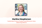 Martina Macpherson Sustainable Finance Chapter Lead (Director), Value Balancing Alliance e.V.