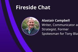 #RISK Founder Nick James in conversation with Alastair Campbell, Writer, Communicator and Strategist