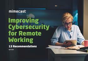 Improving cybersecurity for remote working
