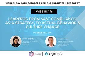 Leapfrog from SA&T compliance-as-a-strategy, to actual behavior & culture change
