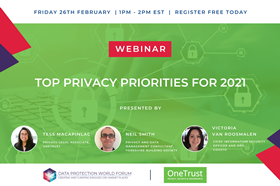 OneTrust 26.02  Top Privacy Priorities updated