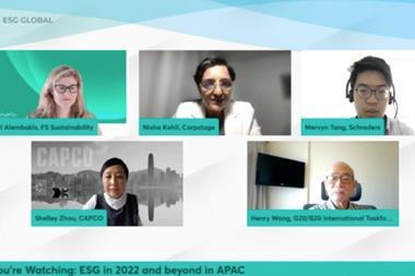 ESG in 2022 and beyond in APAC