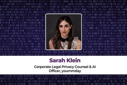 Sarah Klein Corporate Legal Privacy Counsel & AI Officer, yoummday