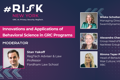 Innovations and Applucations of Behavioral Science in GRC Programs