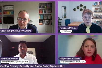 Privacy, Security and Digital Policy Update- UK [Sponsored by OneTrust]
