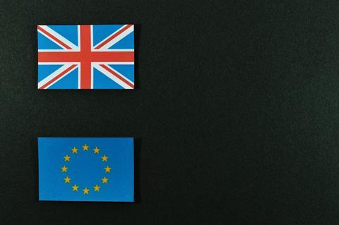brexit flags