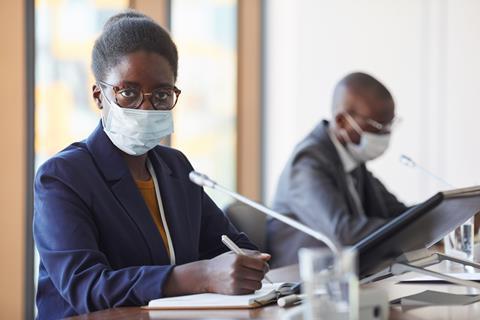 businesswoman-working-during-pandemic