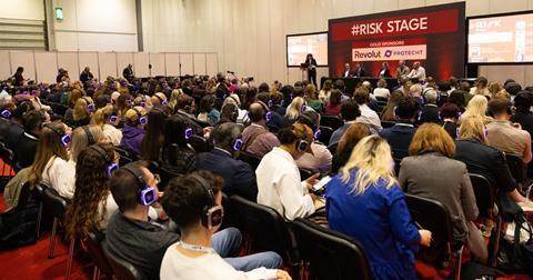 Standing room only at #RISK Expo Europe content stages