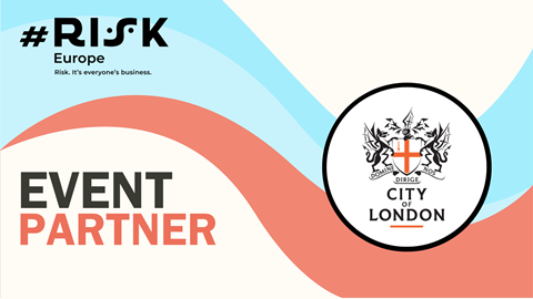 City of London - event partner, #RISK Europe, 12-13 November, 2025 - ExCel, London