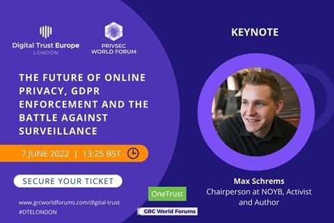 DTE London Max Schrems