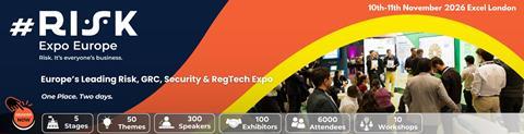 #RISK Expo Europe 2026 Banner