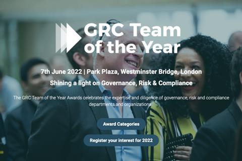 GRC Team of the Year Awards