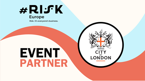 City of London - event partner, #RISK Europe, 12-13 November, 2025 - ExCel, London