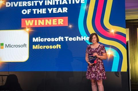Diversity Initiative of the Year Award winner 2023 - Microsoft
