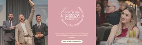 Great British Workplace wellbeing awards 2026